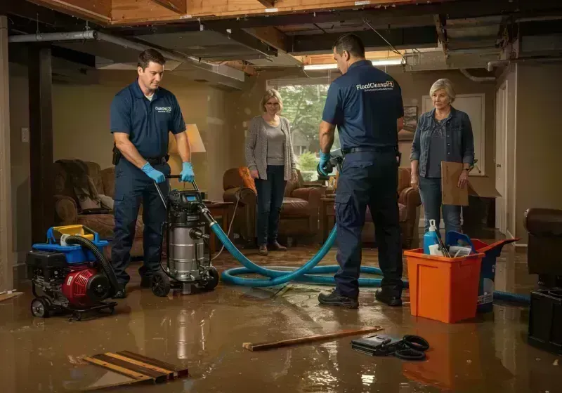 Basement Water Extraction and Removal Techniques process in Poteau, OK